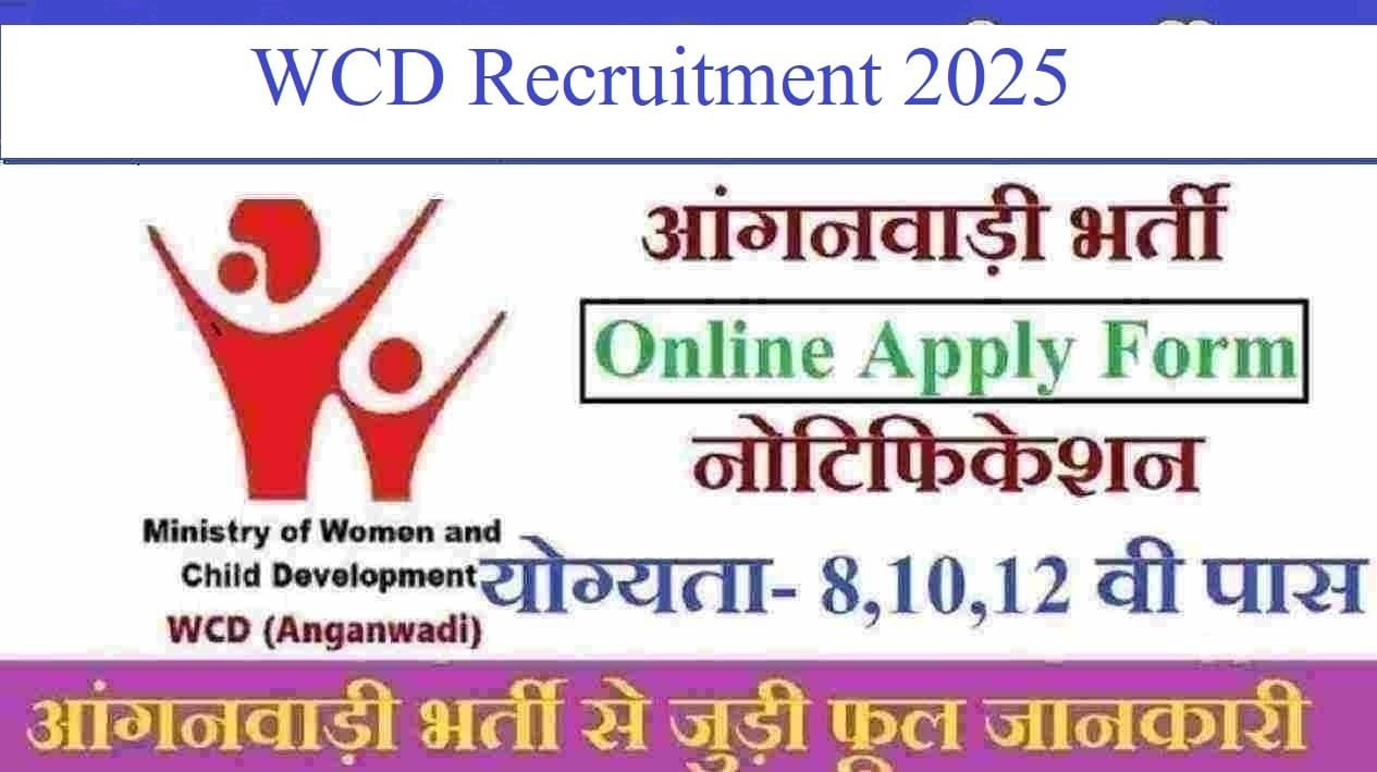 WCD Recruitment 2025