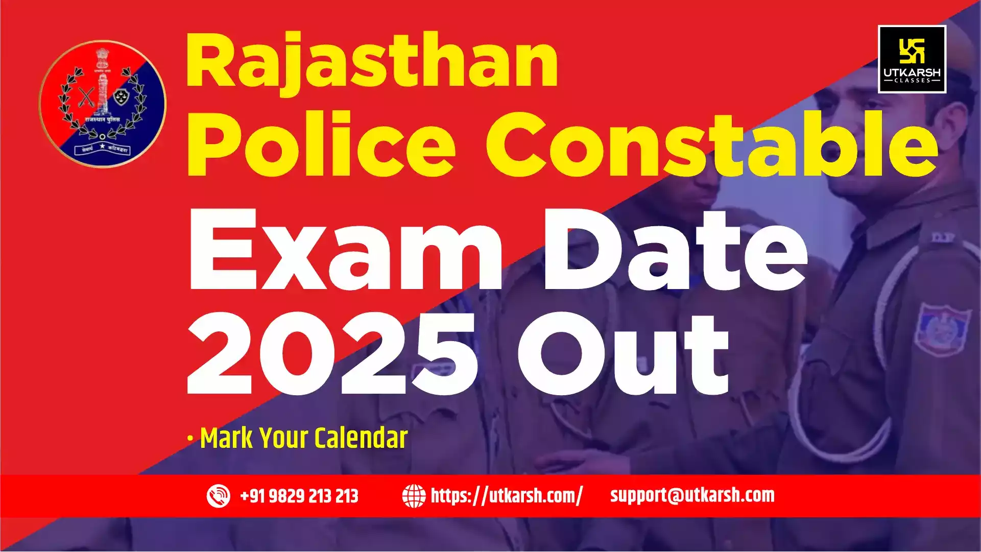 Rajasthan Police Constable Exam Date 2025