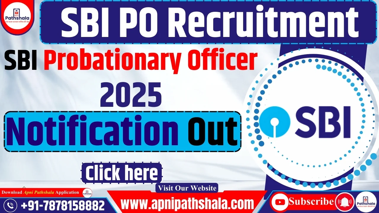 SBI PO Recruitment 2025